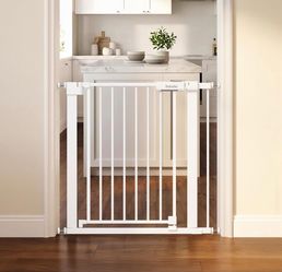 Babelio White Metal Baby Safety Gate