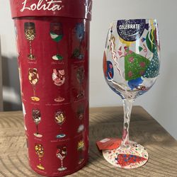 Lolita Celebrate Wine Glass