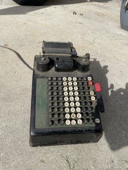 antique calculator 