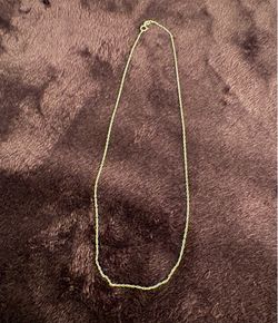 18 in. Sterling silver necklace