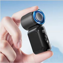 Mini Bladeless Handheld Fan – USB Rechargeable, Quiet, Portable (Multiple Colors)