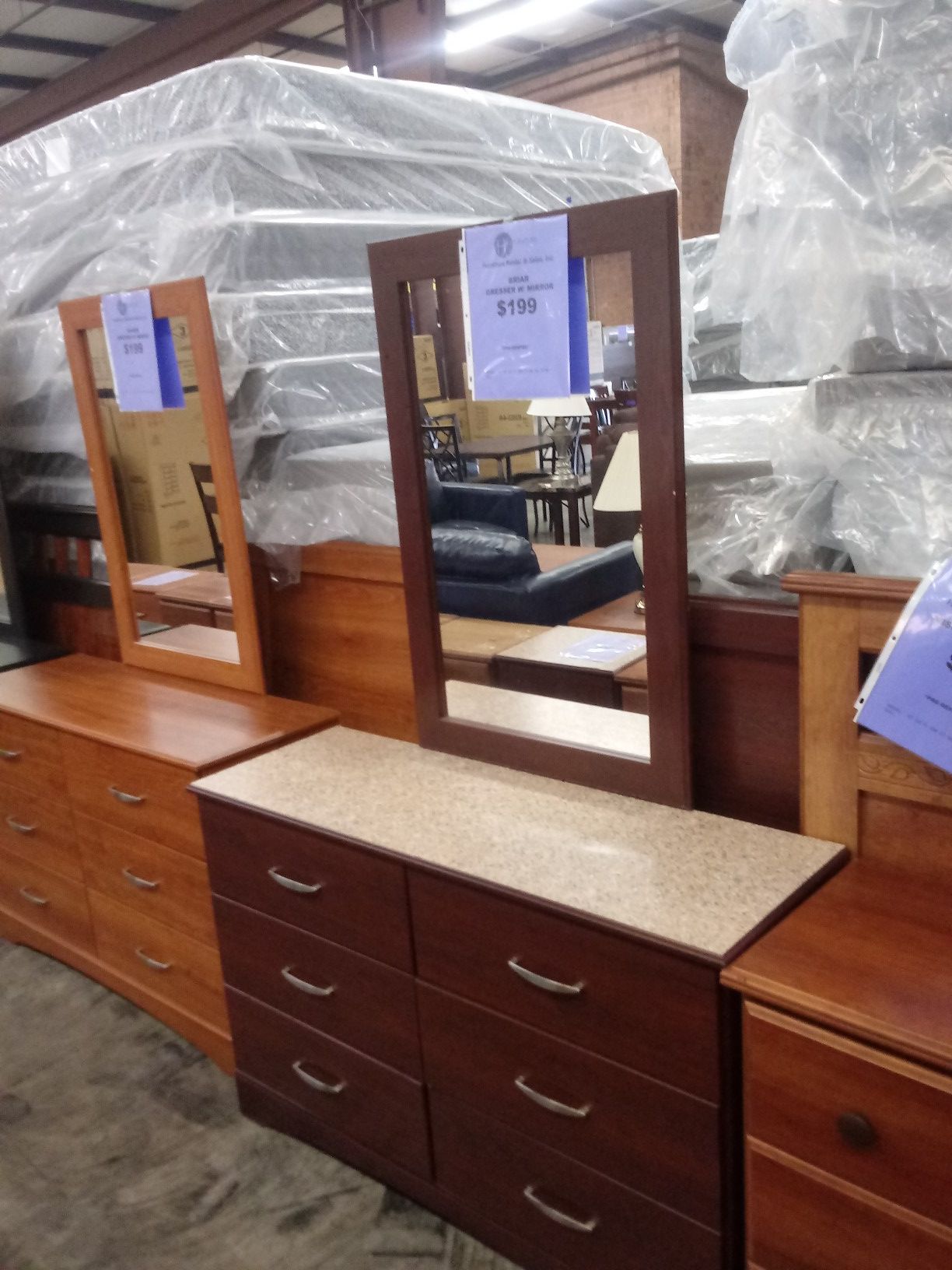 Briar Dresser with Mirror