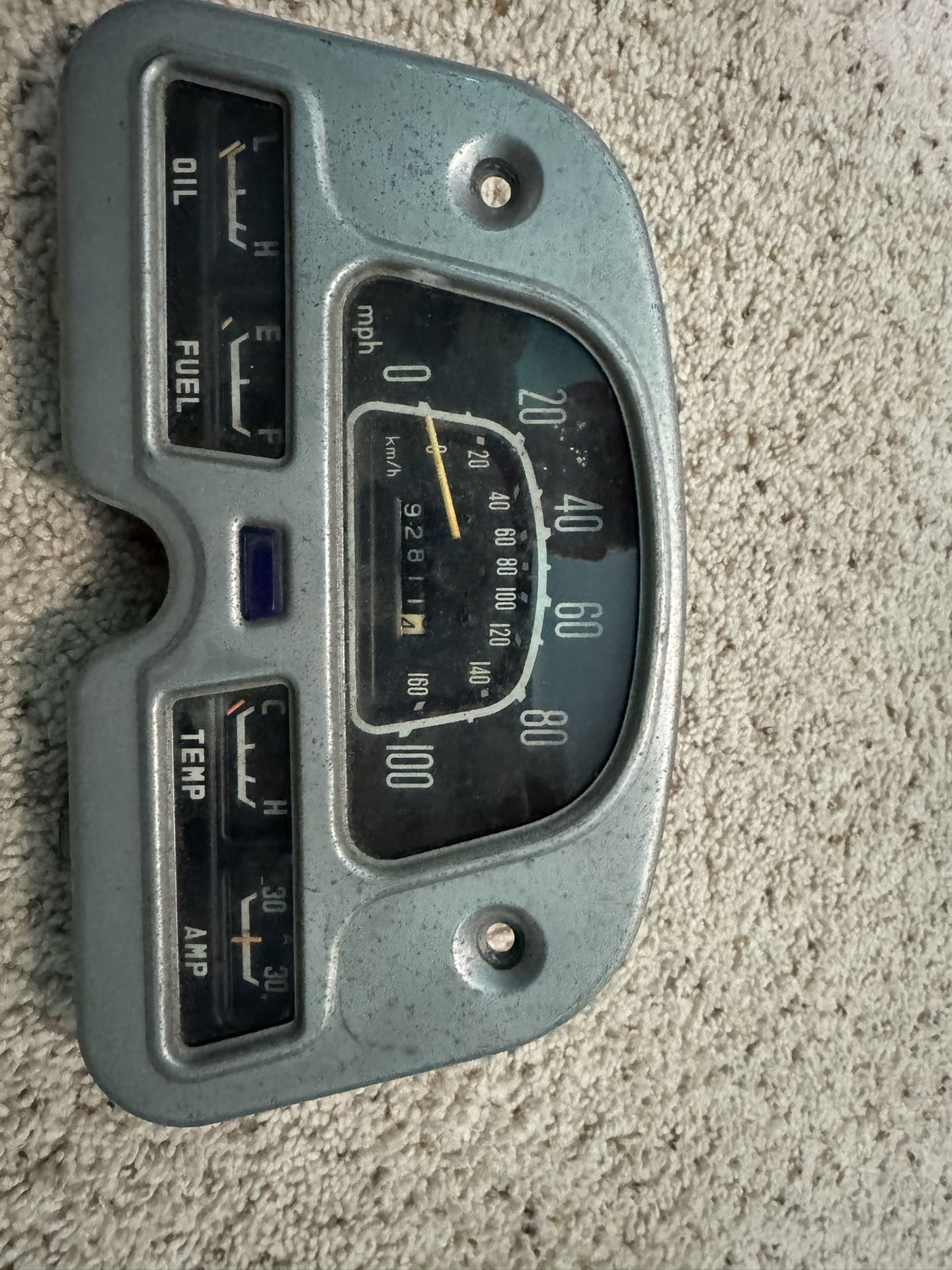 Toyota Land Cruiser Instrument Gauge Cluster fj40 fj43 fj45 bj40 bj45 j4 US MPH