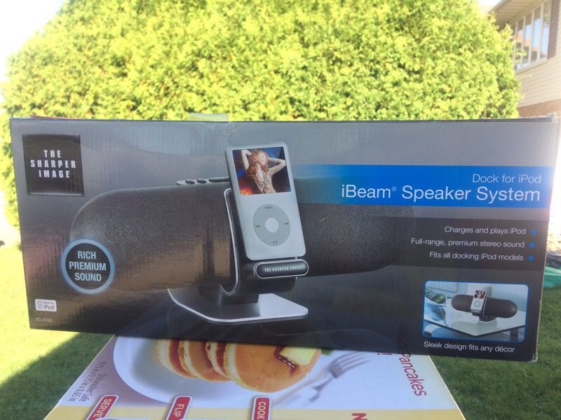 The Sharper Image iBeam Speaker Dock for iPod System