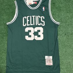 Boston Celtics Larry Bird Throwback Green Jersey