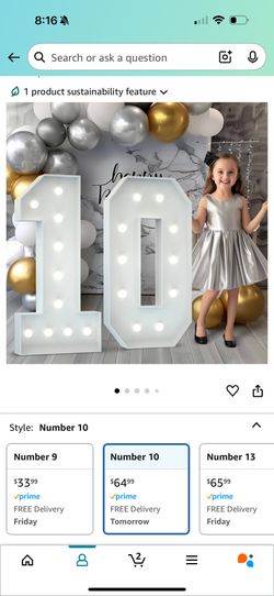 Birthday Number 10