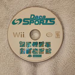Wii Deca Sports Game Works Perfectly OBO