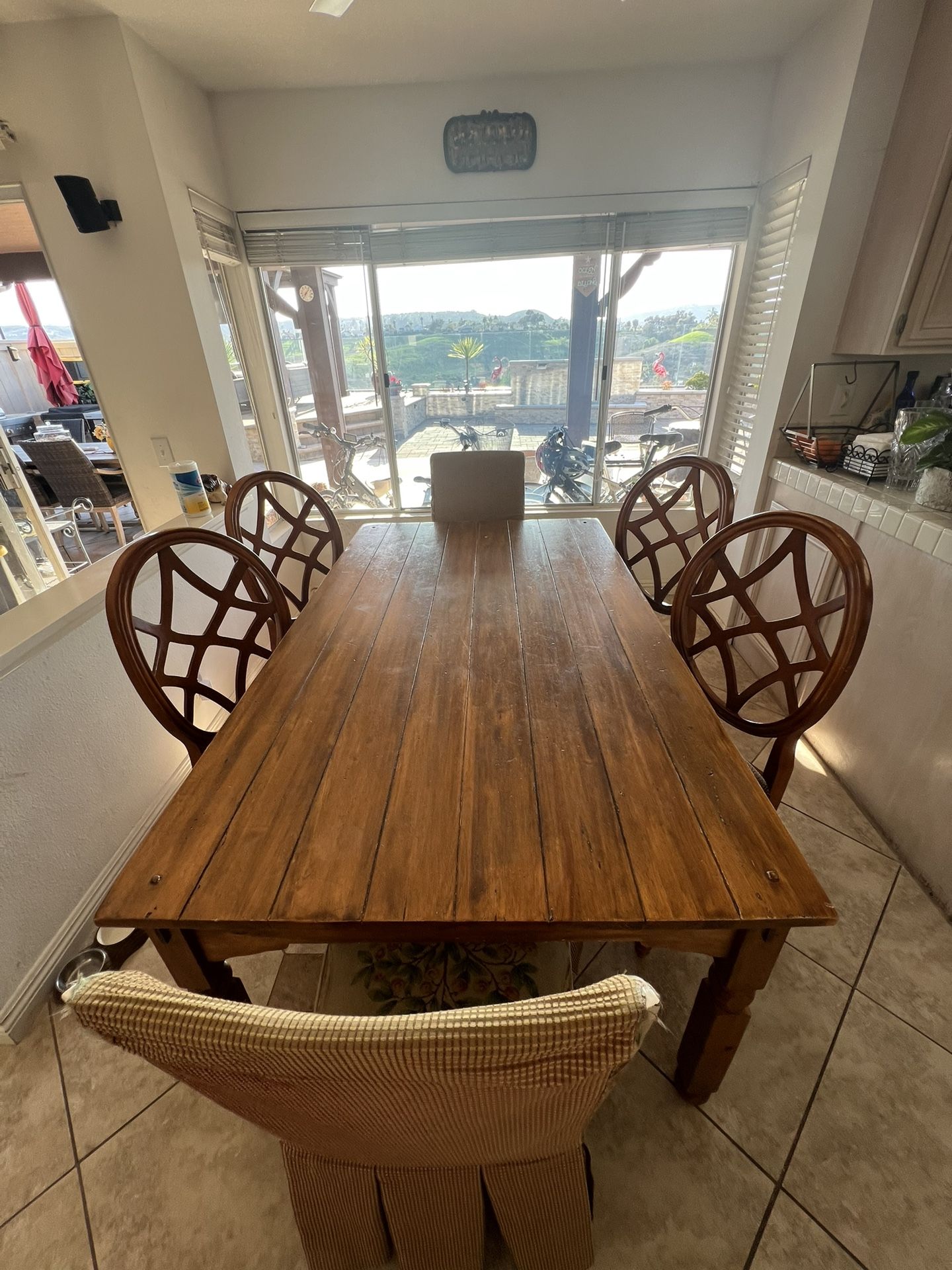 Dining Table And Chairs. 