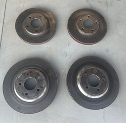 2k Mile Takeoff Brembo OEM Shelby GT500 Rotors Front & Rear 