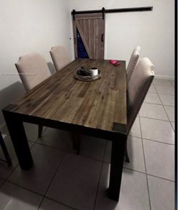 Dining Table with 4 Chairs for free – Macy’s