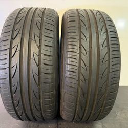 V757  235 50 18 101W   Zeta Meglio  2 Used Tires 80% Life 