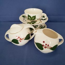 6 Pieces Vintage Tea Ware