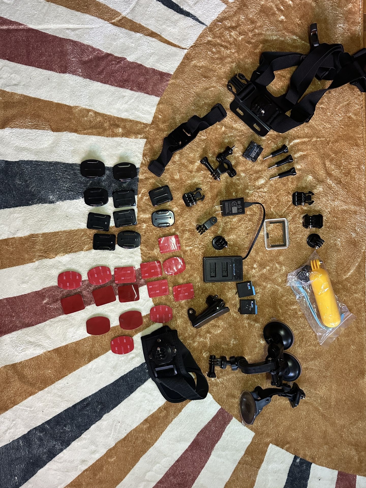 📸 Huge GoPro Accessory Bundle – Mounts, Straps, Batteries, Float, Chargers + More!