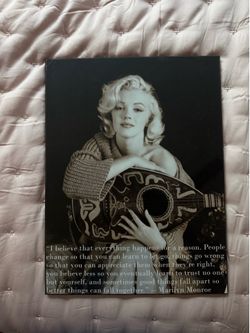 Marilyn Monroe acrylic picture art