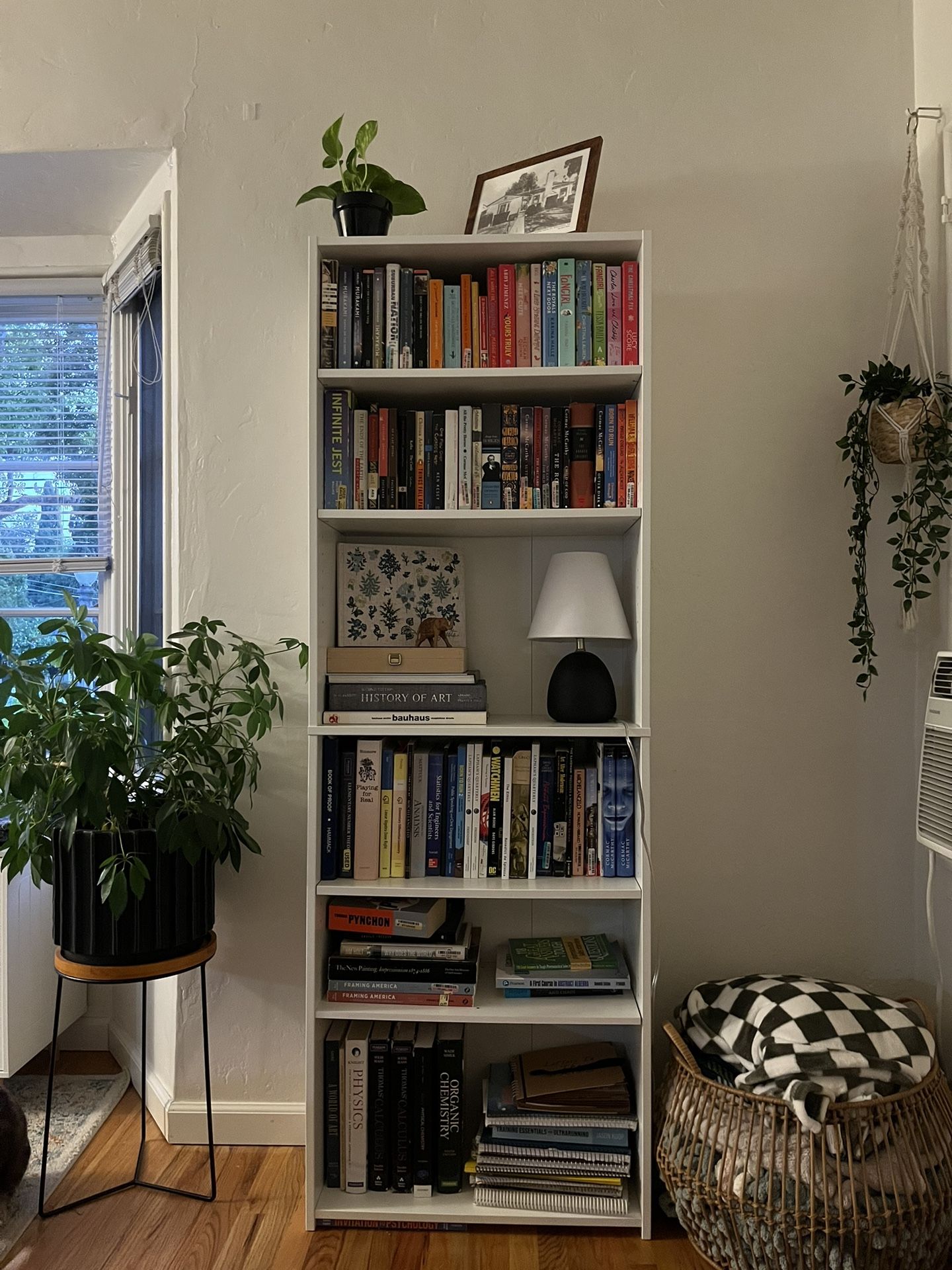 White Bookshelf Medium Size
