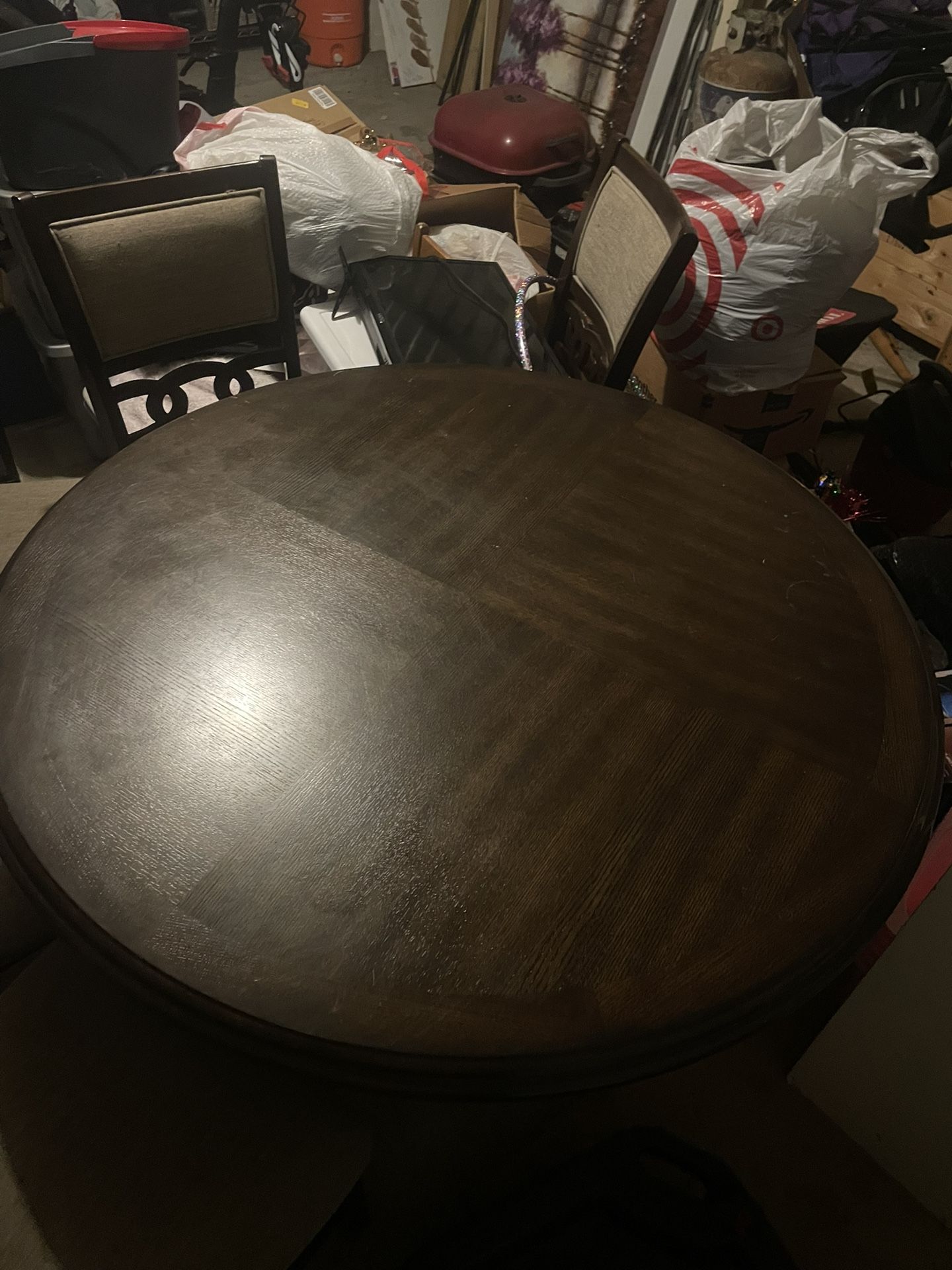 Round Wood Dining Table