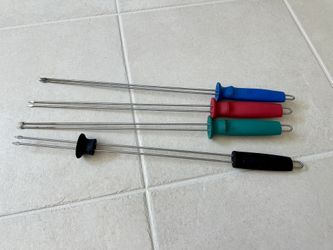 Set Of 4 Skewers With Push Off Option
