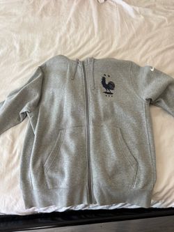Nike FFF France Full-Zip Hoodie Grey