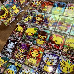 55 Pokémon Cosmax/VCos Cards - Complete Set + Original Box