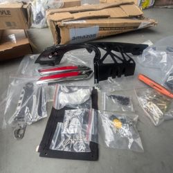 ECOTRIC Hard Saddlebag Hardware Latch Kit Compatible with 2014-2024 Harley Touring Road King Street Glide Electra Glide Ultra-Classic FLT FLHT Chrome 