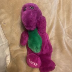 Vintage 1992 Barney Stuffed Animal 