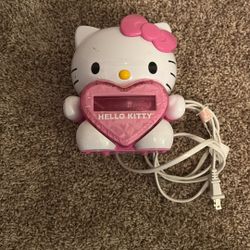 Hello Kitty Projector Alarm Clock AM / FM Radio KT2064 - Tested & Works Great!