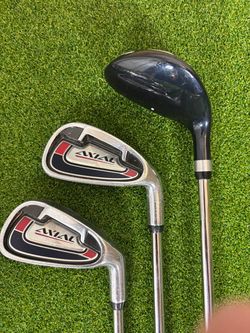 Tommy Armour Axial Golf Set 3 Hybrid 21° 5-9 Irons TA-26 Uniflex Steel RH