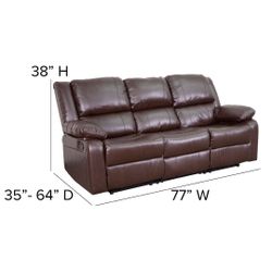 Recliner Sofa  $125