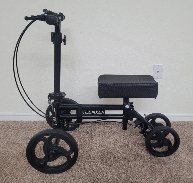 ELENKER Knee Walker/Scooter with Dual Braking System