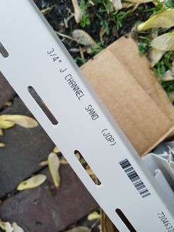 Sand colored j channel-12 pieces