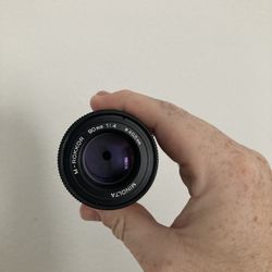 M Mount Minolta Rokkor 90 mm f4 Lens