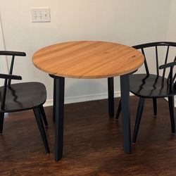 IKEA dining table + 2 Chairs