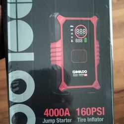 jump starter, tire inflater multi tool