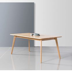 Solid White Oak Dining Table And Chairs