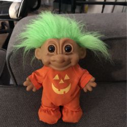 vintage halloween troll doll