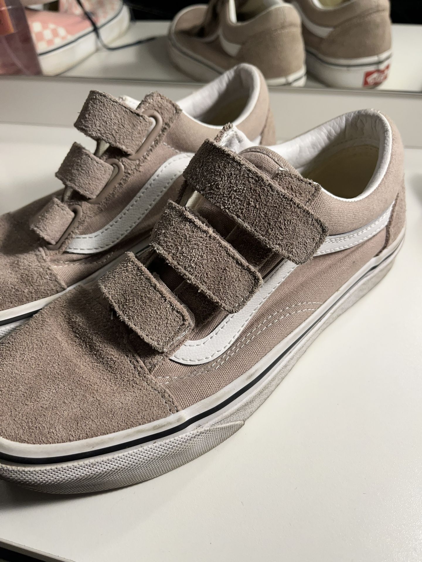 brown Vans 