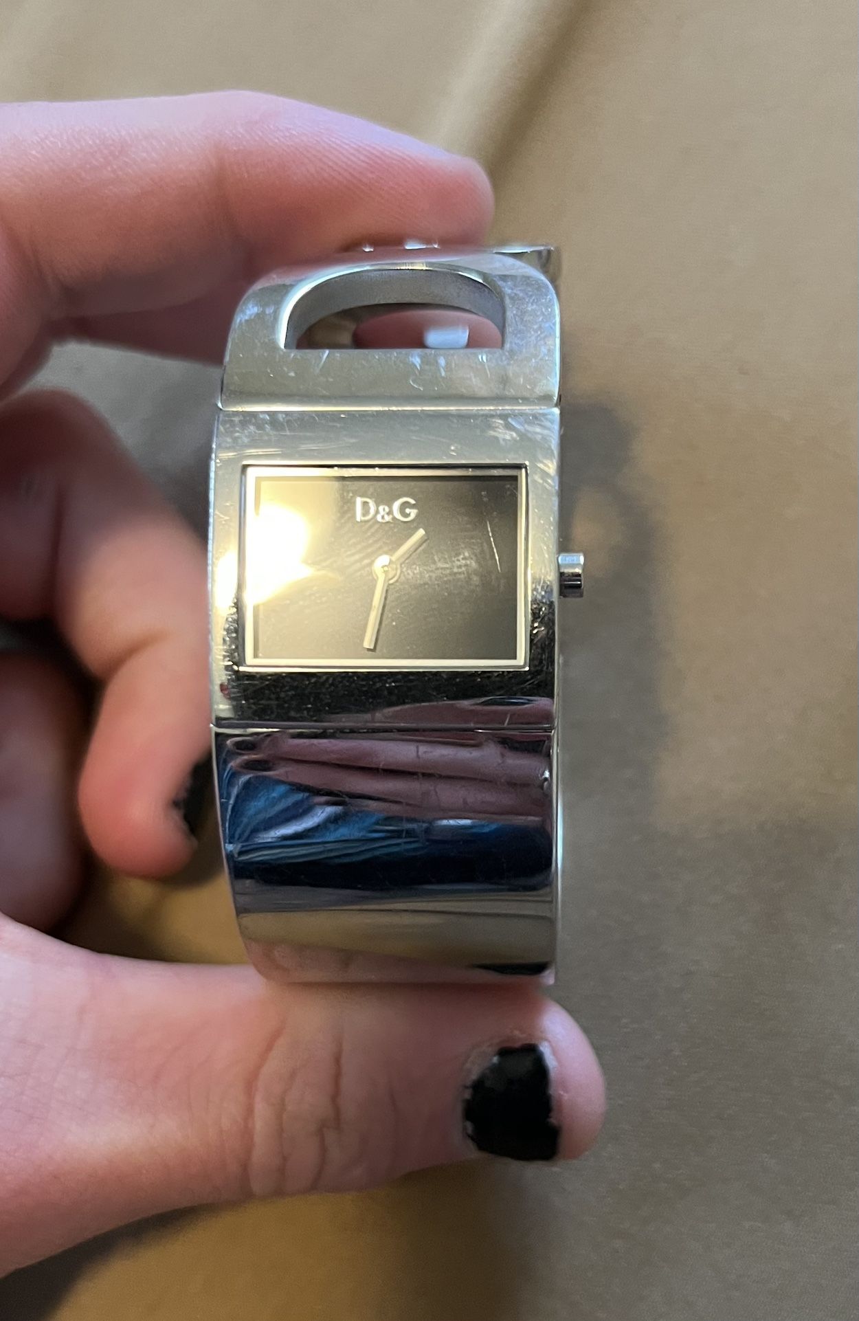 Dolce & Gabbana Steel Cuff Watch