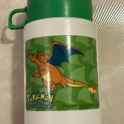 Charizard Vintage Original Pokemon Thermos