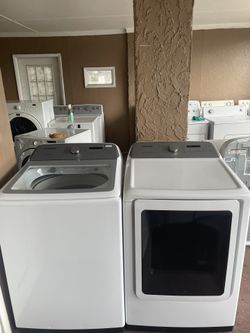Samsung XL Washer And Dryer Set (30 Day Warranty)