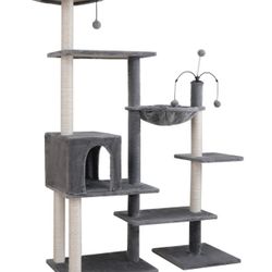  Cat Tree Tower with Condo and Hammock