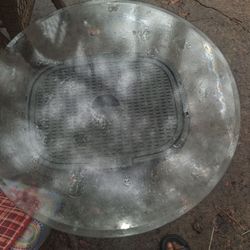 28" round glass top for any table