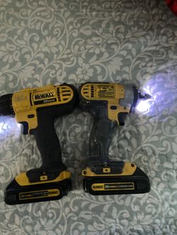 Drills Usados Con Baterías Los 2 Por $90