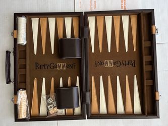 PartyGammon Backgammon Set with Case