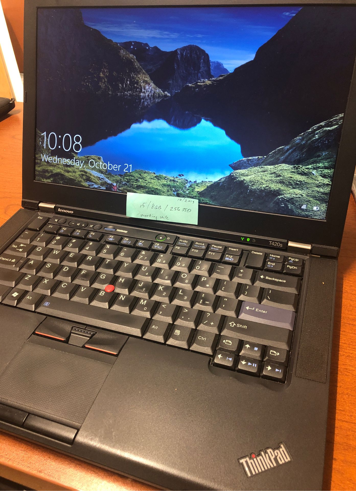 Lenovo 14” T420s laptop w/webcam