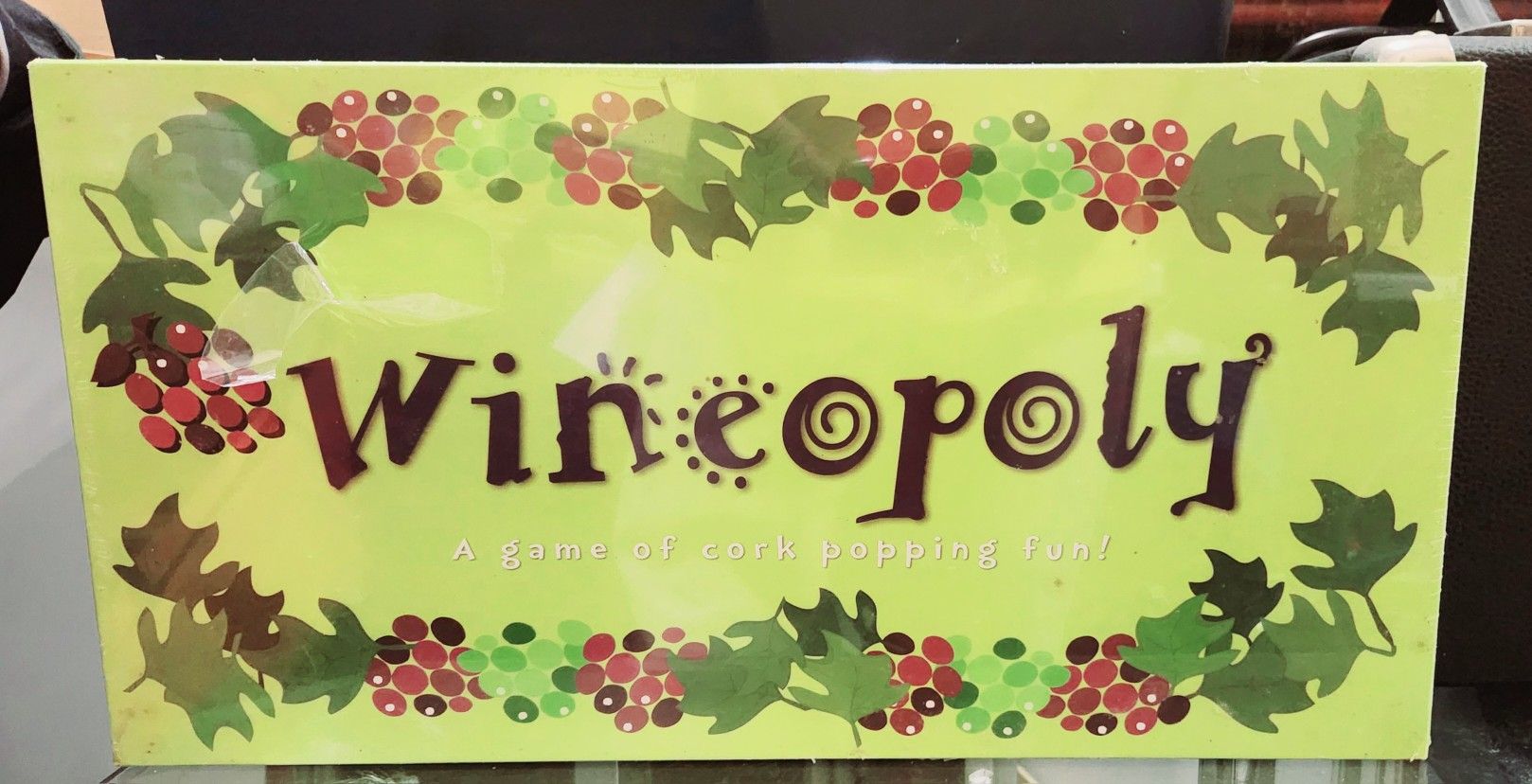 Wineopoly Board Game Wine Trading Game Gift Party Game Wine-Opoly Monopoly Game, New Sealed