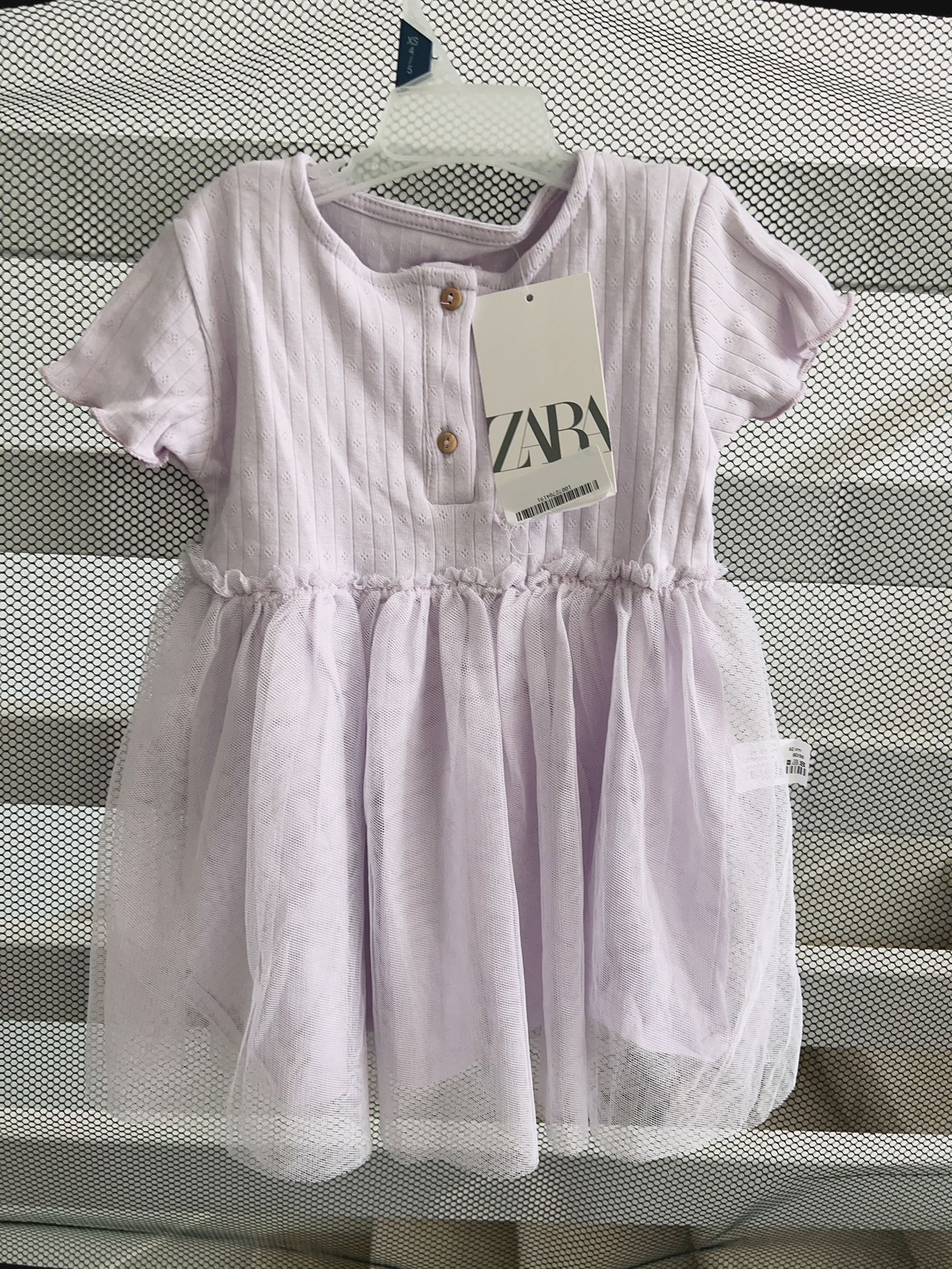 new zara baby girl dress toddler dress infant dress purple suze 18-24 months