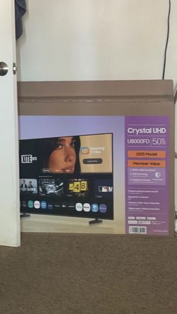 Samsung 50" Crystal UHD U8000FD 4K TV 2025
