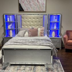 Avane Bedroom Set🍀 4-Piece Queen or King Dresser,Mirror,Nightstand Bedroom Set💫Finance Available