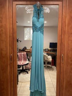 Vestido Azul De Vestir