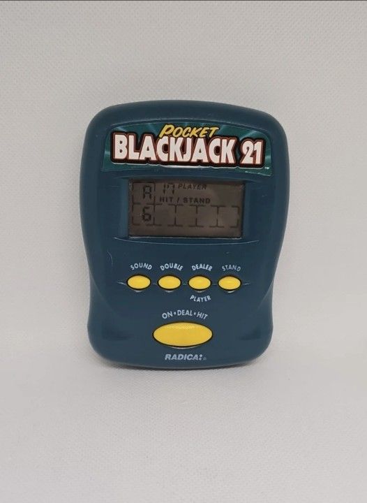 Pocket Blackjack 21 Radica 1997 - Tested
